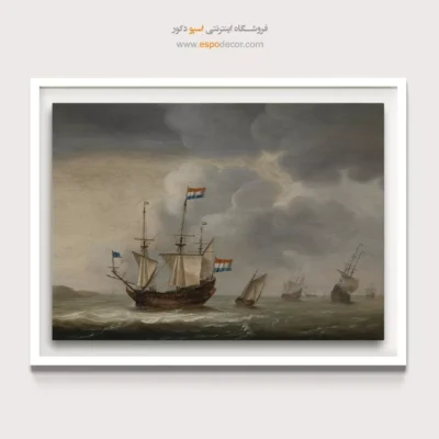 تابلو نقاشی کشتی - اسپو دکور
