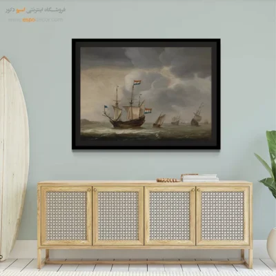 تابلو نقاشی کشتی - اسپو دکور