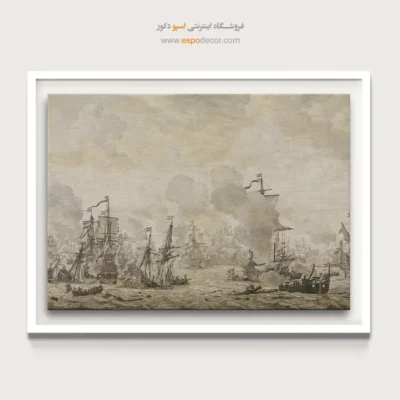 تابلو نقاشی کشتی - اسپو دکور