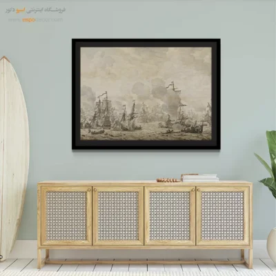 تابلو نقاشی کشتی - اسپو دکور