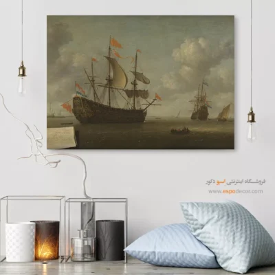 تابلو نقاشی کشتی - اسپو دکور