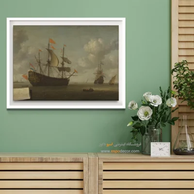تابلو نقاشی کشتی - اسپو دکور