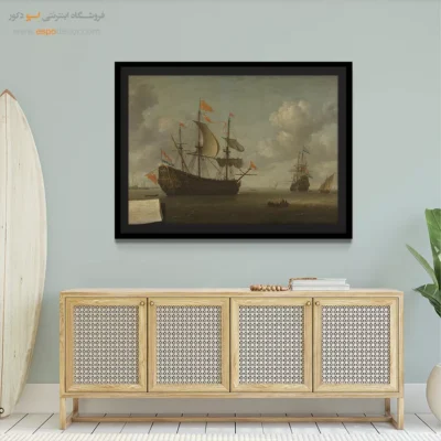 تابلو نقاشی کشتی - اسپو دکور