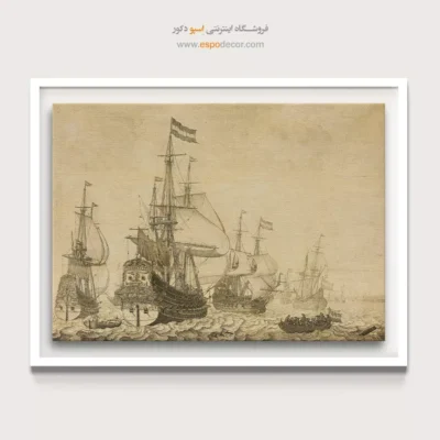 تابلو نقاشی کشتی - اسپو دکور