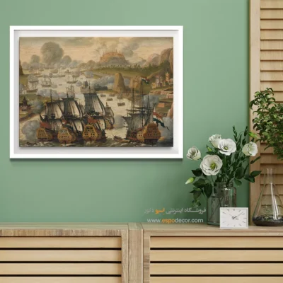 تابلو نقاشی کشتی - اسپو دکور