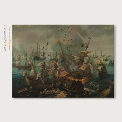 تابلو نقاشی کشتی - اسپو دکور