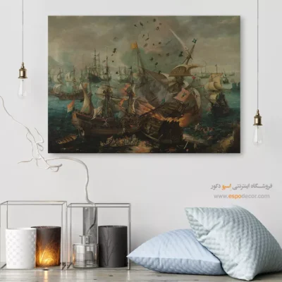 تابلو نقاشی کشتی - اسپو دکور