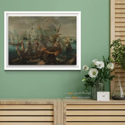 تابلو نقاشی کشتی - اسپو دکور