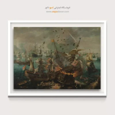 تابلو نقاشی کشتی - اسپو دکور
