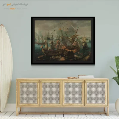 تابلو نقاشی کشتی - اسپو دکور