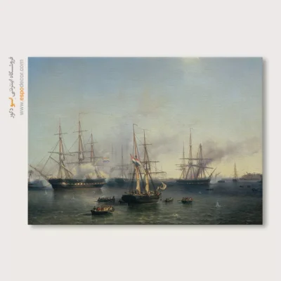 تابلو نقاشی کشتی - اسپو دکور