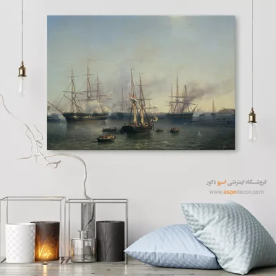 تابلو نقاشی کشتی - اسپو دکور