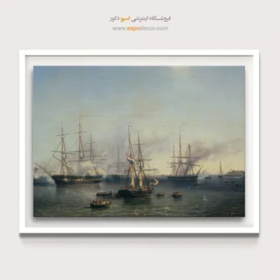 تابلو نقاشی کشتی - اسپو دکور