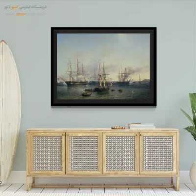 تابلو نقاشی کشتی - اسپو دکور