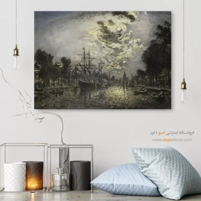 تابلو نقاشی کشتی - اسپو دکور
