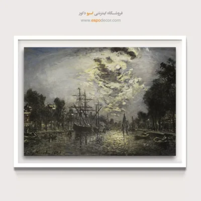 تابلو نقاشی کشتی - اسپو دکور