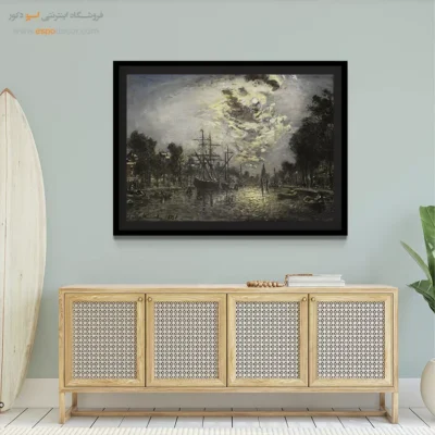 تابلو نقاشی کشتی - اسپو دکور