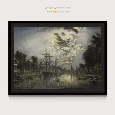 تابلو نقاشی کشتی - اسپو دکور