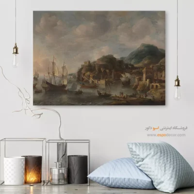 تابلو نقاشی کشتی - اسپو دکور