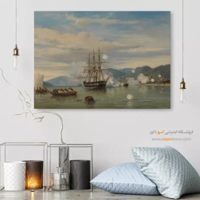 تابلو نقاشی کشتی - اسپو دکور