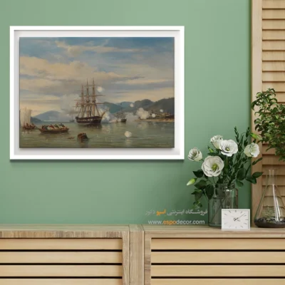 تابلو نقاشی کشتی - اسپو دکور