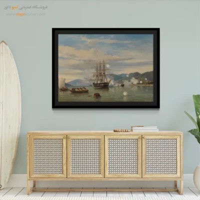 تابلو نقاشی کشتی - اسپو دکور