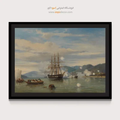 تابلو نقاشی کشتی - اسپو دکور