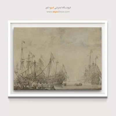 تابلو نقاشی کشتی - اسپو دکور
