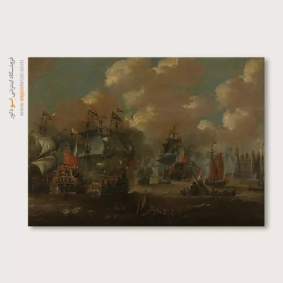 تابلو نقاشی کشتی - اسپو دکور