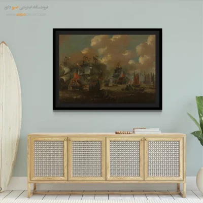 تابلو نقاشی کشتی - اسپو دکور