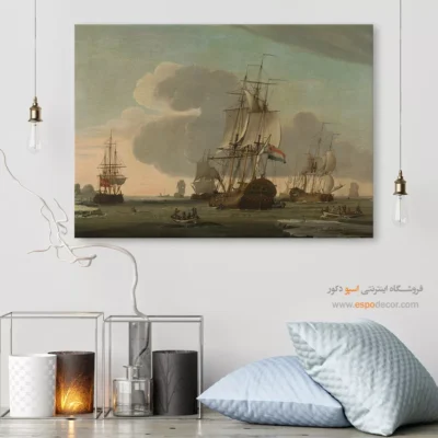 تابلو نقاشی کشتی - اسپو دکور