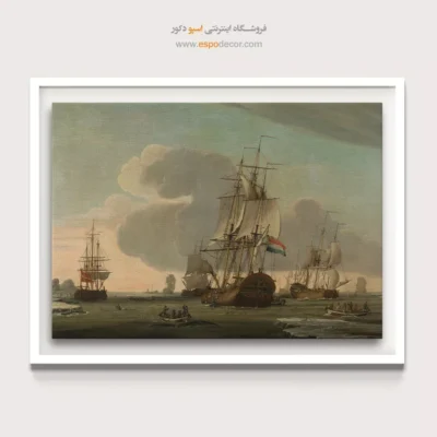 تابلو نقاشی کشتی - اسپو دکور