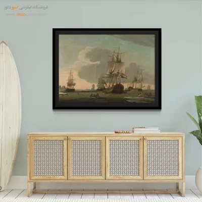 تابلو نقاشی کشتی - اسپو دکور