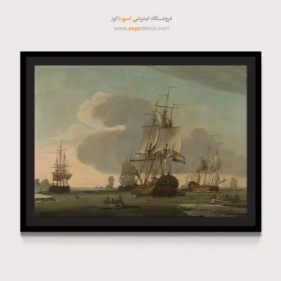 تابلو نقاشی کشتی - اسپو دکور