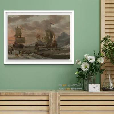 تابلو نقاشی کشتی - اسپو دکور