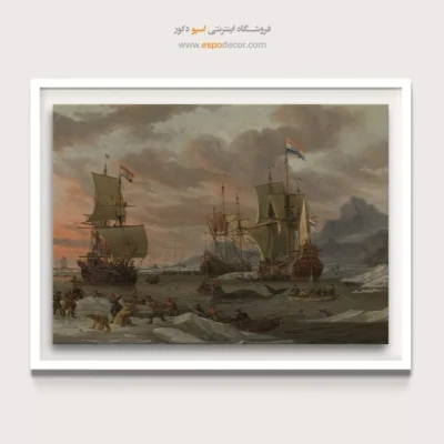 تابلو نقاشی کشتی - اسپو دکور
