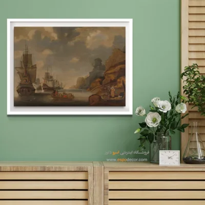 تابلو نقاشی کشتی - اسپو دکور