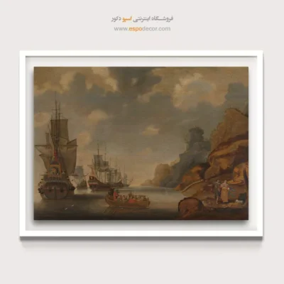 تابلو نقاشی کشتی - اسپو دکور