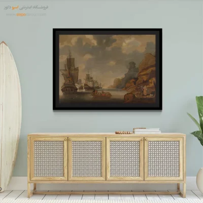 تابلو نقاشی کشتی - اسپو دکور