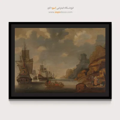 تابلو نقاشی کشتی - اسپو دکور