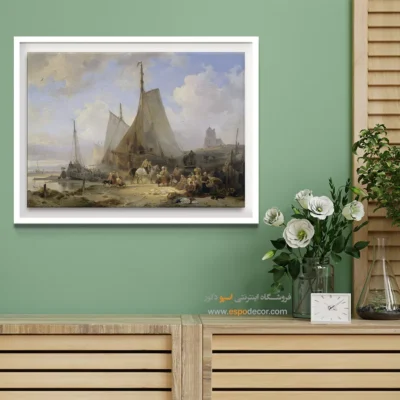 تابلو نقاشی کشتی - اسپو دکور