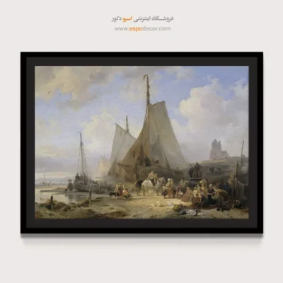 تابلو نقاشی کشتی - اسپو دکور