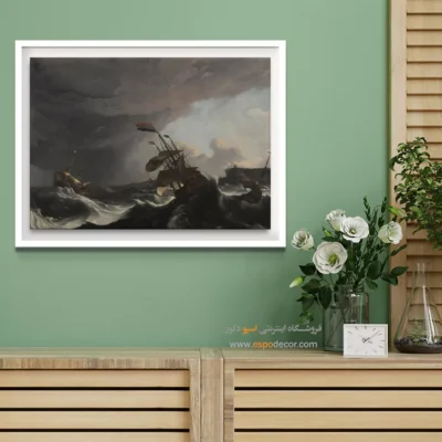 تابلو نقاشی کشتی - اسپو دکور