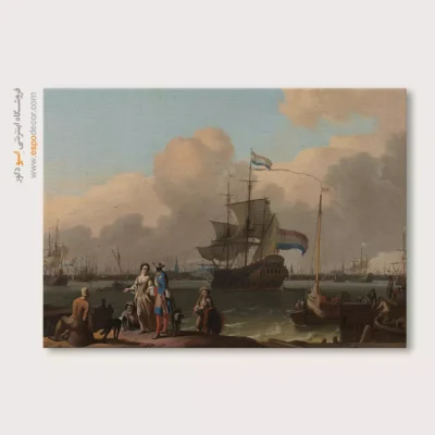 تابلو نقاشی کشتی - اسپو دکور