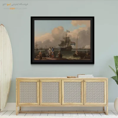 تابلو نقاشی کشتی - اسپو دکور