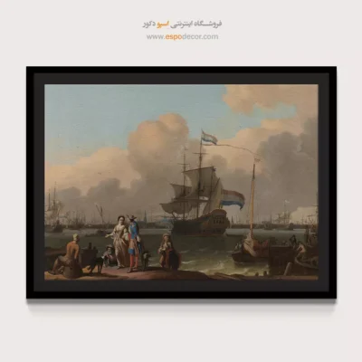 تابلو نقاشی کشتی - اسپو دکور