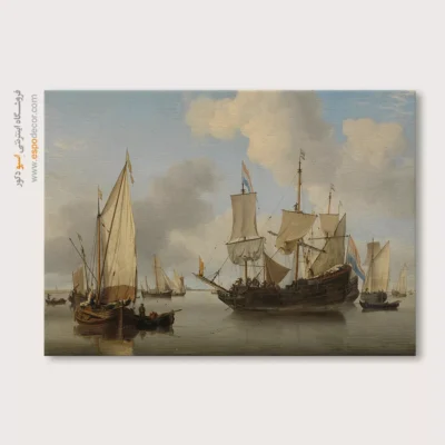 تابلو نقاشی کشتی - اسپو دکور