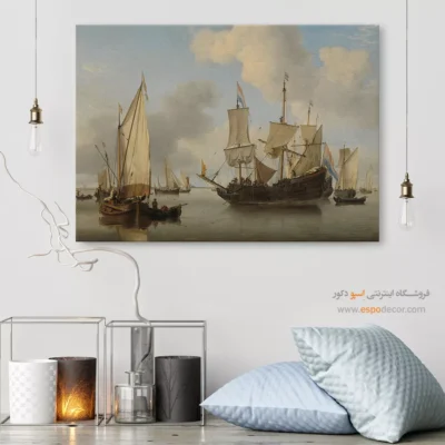 تابلو نقاشی کشتی - اسپو دکور