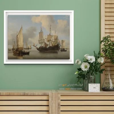 تابلو نقاشی کشتی - اسپو دکور