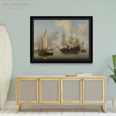 تابلو نقاشی کشتی - اسپو دکور